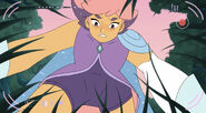 Glimmer retrieves Bow's tracker pad