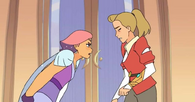 Adora gets into a heated argument with Glimmer