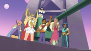 She-Ra and the princesses cheer their victory