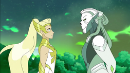 She-Ra and her greatest enemy Horde Prime S5E12