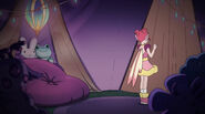 Flutterina enters their tent