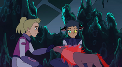 Adora gaining Melog's trust S5E8