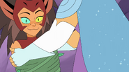 Catra being tied up by Glimmer and Bow