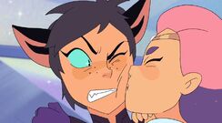 Catra is kissed bi glimmer