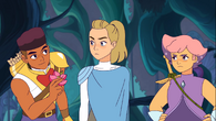 Adora in Glimmer's cape (zoomed out)