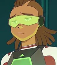 Lonnie with simulation glasses