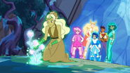 The Aura Glow healing the Whispering Woods