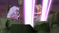 Adora catches Razz