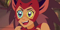 Catra excited