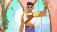 Bow says "hi" to the "potential new recruits."