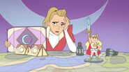 Adora with her She-Ra action figure