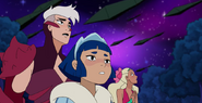 Frosta, Perfuma and Scorpia see the Horde Armada