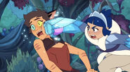Frosta punching Catra