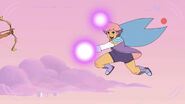 Glimmer leaps into the fight with hands alight