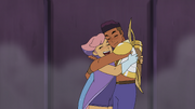 Glimmer and Bow Hug