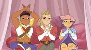 Bow, Adora and Glimmer are unimpressed