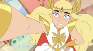 Adora transforms into She-Ra