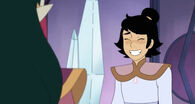 Micah gives Light Spinner a sheepish smile after fixing her spell