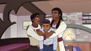 George and Lance are confused when Adora transforms into She-Ra