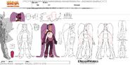 Entrapta model sheet, courtesy of Ray Geiger's website