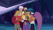 Bow, Adora, Scorpia, Perfuma, Mermista, and Entrapta hug, "Launch"
