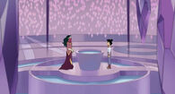 Light Spinner and Micah in the Lunarium