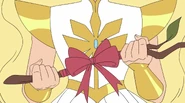 She-Ra ended up choosing the stick, and has placed a bow on it