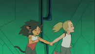 Catra and Adora in their childhood