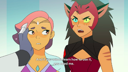 Catra speaks to Horde Prime