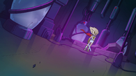 Adora standing at the wreckage of Hordak's portal