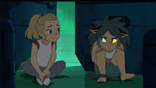 Adora Catra Kids Hiding