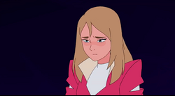 Adora with her hair down