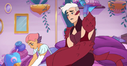 Glimmer and Scorpia start to bond