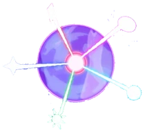 Hologram of the Heart as seen in the Crystal Castle