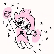 Frosta's drawing of Glimmer.