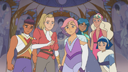 Bow, Adora, Glimmer, Mermista, Perfuma and Frosta