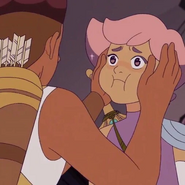 Bow lets Glimmer know how much he believes in her