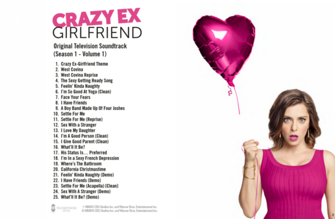 Crazy Ex-Girlfriend: Original Television Soundtrack (Season 1 - Vol