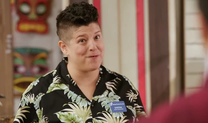 CynthiaStore GreeterShe offered Josh Chan some poke when he entered the store. She then told him about the latest video game release.