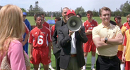 Malcolm at the Final Soccer Game.