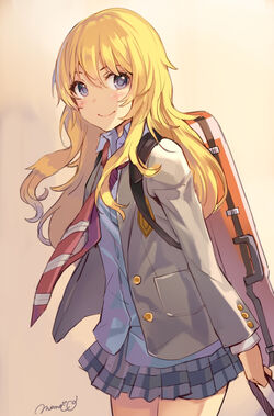 Miyazono Kaori, Kousei, shigatsu Wa Kimi No Uso, Your Lie in April, kaori,  uso, Kimi, Blond, theme, cg Artwork