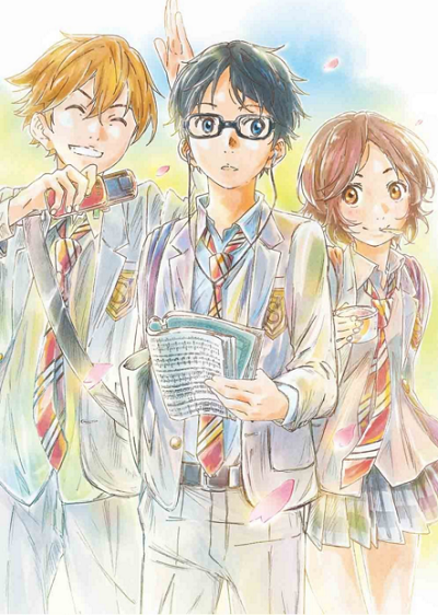 Comentando: Shigatsu wa Kimi no Uso – Episódios 1 a 3