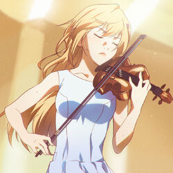 Shigatsu wa Kimi no Uso Kaori Miyazono With Violin 2, Violin Girl