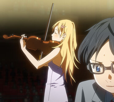 Shigatsu wa Kimi no Uso (ep.4 Kaori n Arima performance) 