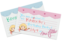 Shigatsu Wa Kimi No Uso - Kaori Greeting Card for Sale by foxxykitten