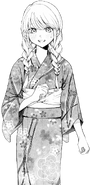 Shikimori in a yukata