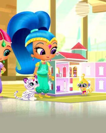 shimmer and shine dollhouse