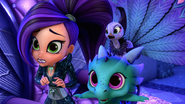 Shimmer and Shine Roya the Peacock with Zeta and Nazboo