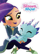 Shimmer and Shine Zeta the Sorceress and Nazboo 2D Cutouts