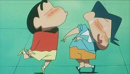 Shinchan y Kazama